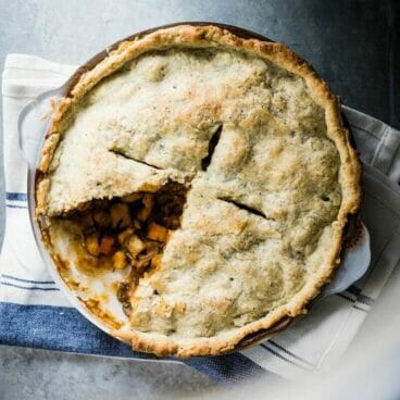 Vegan Pot Pie with Sage Crust | A Couple Cooks